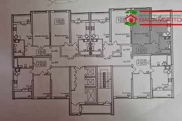 1-к квартира, 44 м², 20/27 эт.