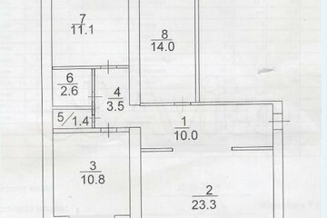 3-к квартира, 93 м², 3/11 эт.