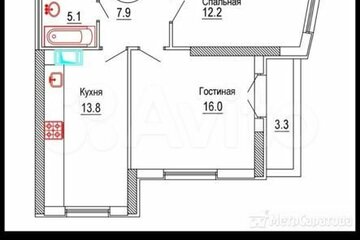 2-к квартира, 59 м², 10/24 эт.
