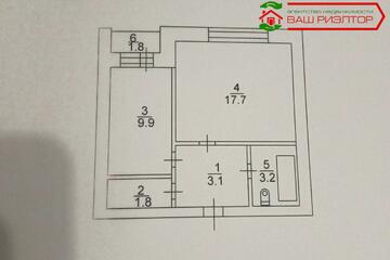 1-к квартира, 36 м², 10/10 эт.