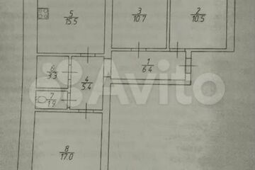 3-к квартира, 70 м², 5/10 эт.