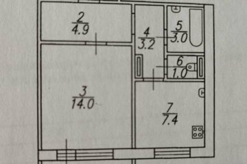 1-к квартира, 38,1 м², 6/10 эт.