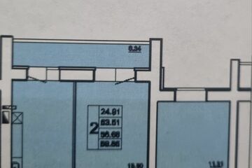2-к квартира, 53,5 м², 6/10 эт.