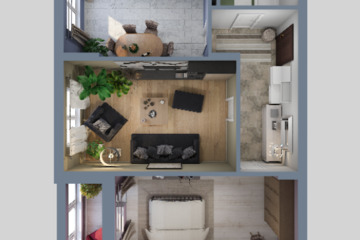 2-к квартира, 58 м², 2/10 эт.