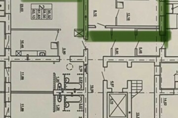 2-к квартира, 61,8 м², 1/10 эт.