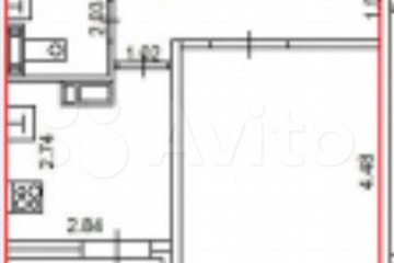1-к квартира, 33,5 м², 1/10 эт.